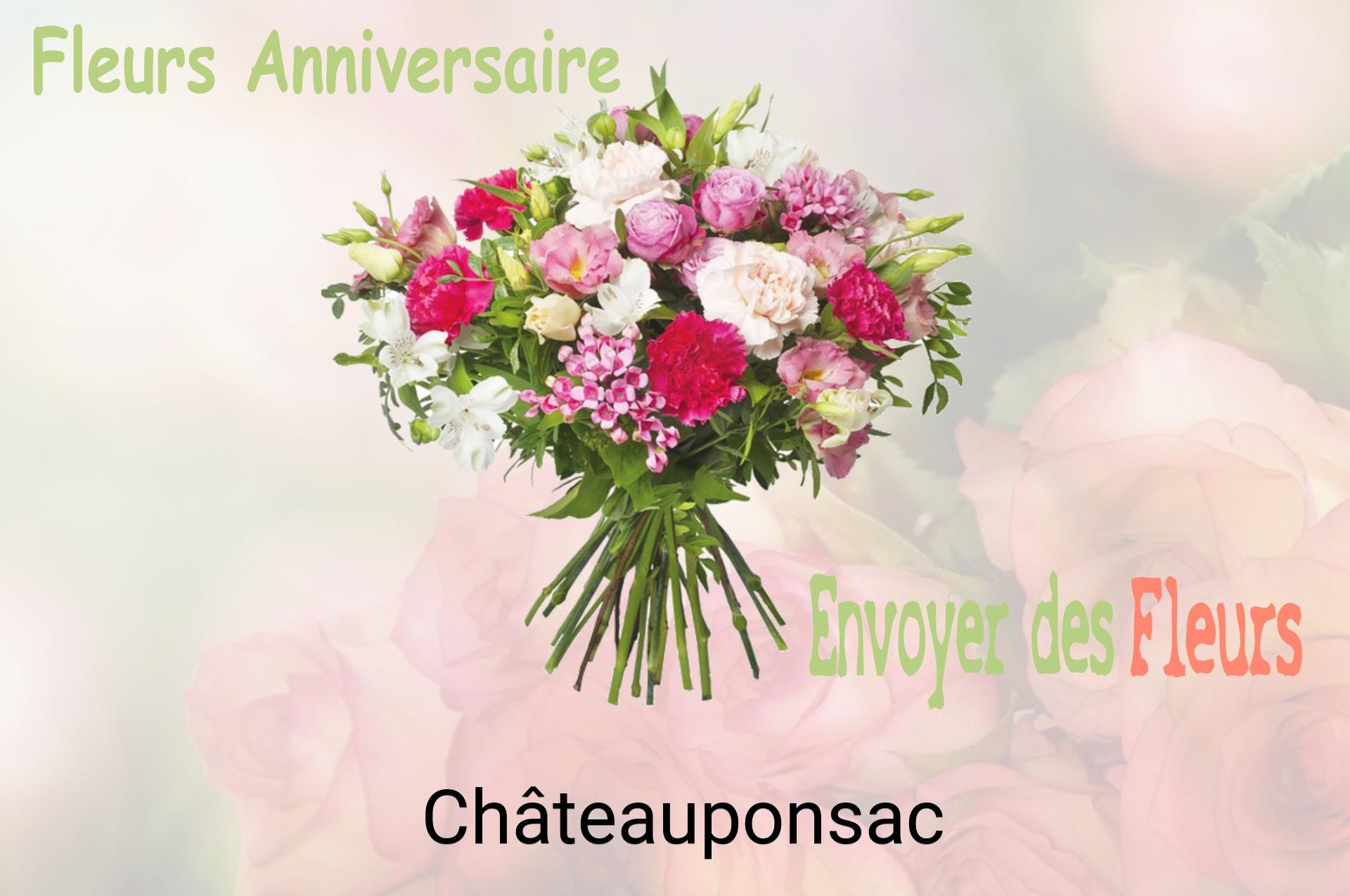 Bouquet de fleurs d’anniversaire livré à Châteauponsac